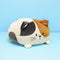 Balvi | Kattenkussen - calico / lapjeskat - zwart, bruin & creme - 30 cm