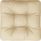 vidaXL - Palletkussen - 50x50x12 - cm - stof - beige