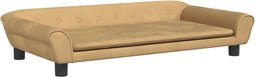 vidaXL - Hondenmand - 100x50x21 - cm - fluweel - bruin