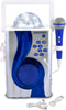 Bontempi Karaoke Draadloos - Microfoon met echo-effect en lichtshow - Blauw/zilver