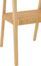 J-Line stoel Vierkant Open Sungkai - hout - naturel