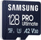 Samsung Pro Ultimate - microSD kaart 128GB - UHS-I tot 200/130 MB/s - A2 V30 U3 (1 stuk)