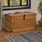 vidaXL - Opbergkist - HALDEN - 91x48x47 - cm - massief - grenenhout