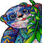 UNIDRAGON Houten Puzzel Voor Volwassenen Dier - Serieuze Panda - 110 stukjes - Small 18x24 cm