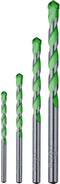 kwb 052800 40CR-staal Graniet boren 4-delig 5 mm, 6 mm, 8 mm, 10 mm Cilinderschacht 1 set(s)