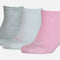 Puma - Kids Invisible 3P - Sokken 3-Pack - 31 - 34 - Roze