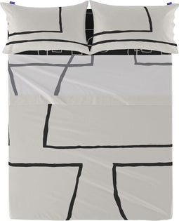 Bovenblad HappyFriday Blanc Serenity Multicolour 210 x 270 cm