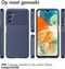iMoshion Hoesje Geschikt voor Samsung Galaxy A14 (4G) Hoesje Siliconen - iMoshion Thunder Backcover - Donkerblauw