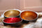 Noya - Coconut Bowl - Kokosnoot - Schaal Kom - Licht Goud Metallic Paint