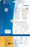 Herma 4682 - Transparante folie-etiketten A4 - SuperPrint - 96,5x42,3 mm (25 vellen)