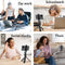 Studio ME - 3 in 1 Selfie Stick Tripod - Bluetooth Afstandsbediening - Uitschuifbaar tot 70 cm - Zwart