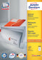Avery Zweckform 3652, Universele etiketten, Ultragrip, wit, 100 vel, 21 per vel, 70 x 42,3 mm