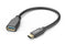 Hama 00201605 - USB-C naar USB-A Adapter - 15cm - Zwart