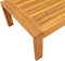vidaXL - Tuintafel - 100x50x27 - cm - massief - acaciahout