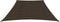 vidaXL - Zonnezeil - 160 - g/m² - 4/5x3 - m - HDPE - bruin