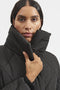 Vila Viwanas - Quilted Coat - Lichtgewicht met tailleriem - Zwart Dames Maat 40