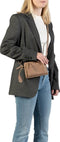 Burkely Just Jolie - Crossovertas Minibag - Verstelbare band - Taupe