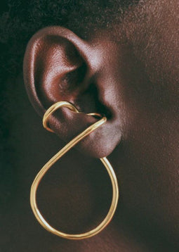 Sézane Tessa - Oorbellen - Earcuff - Goudkleurig