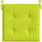 vidaXL - Tuinstoelkussens - 2 - st - 40x40x3 - cm - oxford - stof - felgroen