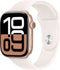 Apple Watch Series 10 - Smartwatch - 46mm GPS Aluminium - Rosé Goud (Crème)
