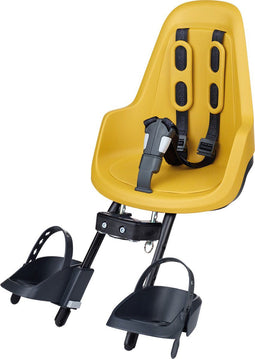 Bobike One Mini - Fietsstoeltje Voor - Veilig en comfortabel - Mighty Mustard