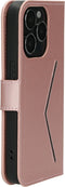 Mobiparts Classic Wallet Case - Flip Cover - Ruimte voor pasjes - Roze (iPhone 15 Pro)