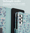 iMoshion Hoesje Geschikt voor Samsung Galaxy A52 (4G) / A52s / A52 (5G) Hoesje Met Pasjeshouder - iMoshion Design Bookcase smartphone - Blauw / Blue Flowers