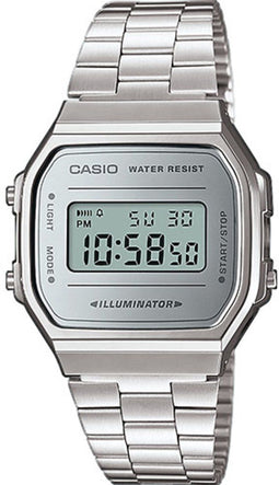 Casio A168WEM-7EF - Polshorloge - 36,3 mm - Zilverkleurig