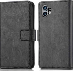 imoshion Hoesje Geschikt voor Nothing Phone (1) Hoesje Met Pasjeshouder - imoshion Luxe Bookcase - Zwart