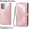 iMoshion Hoesje Geschikt voor Nokia G42 Hoesje Met Pasjeshouder - iMoshion Mandala Bookcase - Rosé Goud