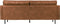 BePureHome Rodeo Classic Bank 2-Zits - Leer - Zwart - 83x230x88