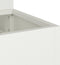 vidaXL - Tuinplanter - 3-laags - 90x90x35 - cm - Wit - Staal