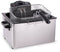 Alpina Frituurpan 5 Liter - Dubbele Friteuse 2000W - Instelbare Temperatuur tot 190 °C - RVS
