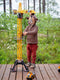 Dickie Toys - Giant Constructie Kraan 120 cm - Afstandsbediening 350° draaiend - Voor kinderen vanaf 3 jaar