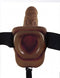 Pipedream | 9 Hollow Strap-On with Balls - Brown