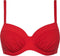 CYELL Dames Bikinitop - Voorgevormd met Beugel - Maat 40E - Rood
