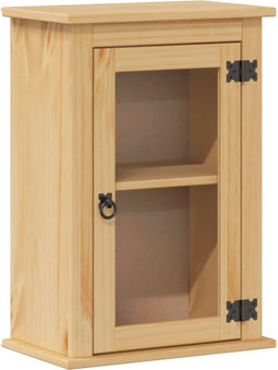 vidaXL - Badkamerwandkast - Corona - 45x27x64,5 - cm - massief - grenenhout