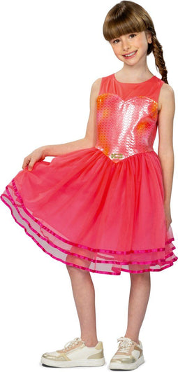 K3 - Verkleedjurk - Zeemeermin - Maat 116 (3-5j) - Roze