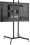 Tv standaard beeldscherm portrait landscape - tv beurs statief verrijdbaar - 170 cm hoog