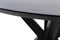 HSM Collection-Ovale Eettafel Zurich-220x110x76-Zwart-Acacia/Metaal