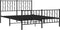 vidaXL - Bedframe - met - hoofd- - en - voeteneinde - metaal - zwart - 140x200 - cm