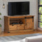vidaXL - Tv-meubel - HALDEN - met - schuifdeur - 110x40x60 - cm - massief - hout