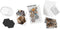 SES Beedz Art - Hex tiles Safari - 5000 strijkkralen - collage met strijkkralen en foto's - complete set met grondplaten en fotostickers - Strijkkralen Volwassenen - Knutselen Volwassenen