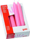 Goki Kaarsjes Roze, 10st.