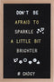 Gadgy Letterbord - Wanddecoratie 30x45cm - Inclusief 570 Letters en Icoontjes - Zwart Vilt (1 stuk)