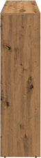 vidaXL - Kamerscherm - / - boekenkast - 137,5x29x103,5 - cm - hout - artisanaal - eik