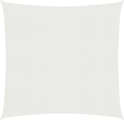 vidaXL - Zonnezeil - 160 - g/m² - 6x6 - m - HDPE - wit