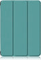 Lunso - Geschikt voor iPad 10 (2022) - Tri-Fold Bookcase hoes - Groen