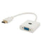 SAVIO CL-201 - HDMI (M) naar VGA (F) Adapter - Wit