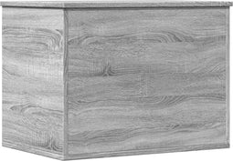 vidaXL - Opbergbox - 60x42x46 - cm - bewerkt - hout - grijs - sonoma - eikenkleurig
